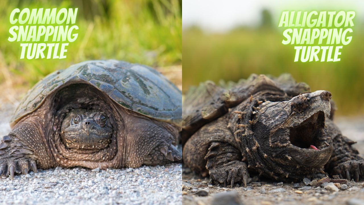 Common Snapping Turtle vs. Alligator Snapping Turtle [15 Differences ...