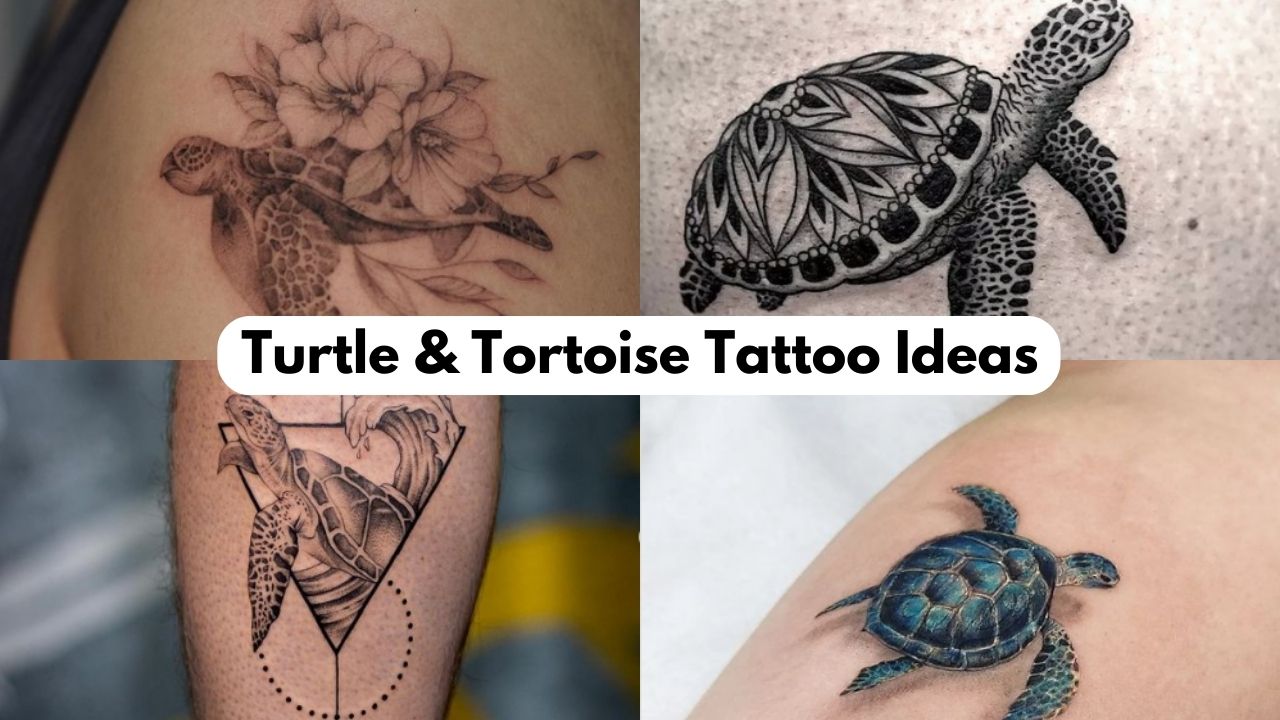 144 Striking Turtle & Tortoise Tattoo Ideas For Men & Women – The Turtle Hub