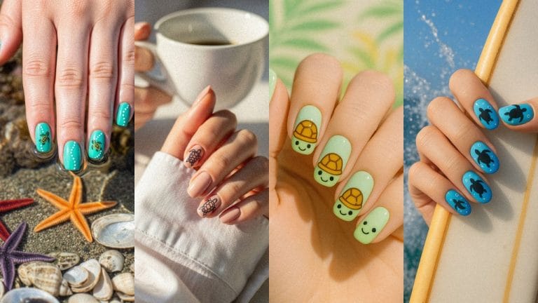 10 Turtle Nail Art Design Ideas You’ll Want to Try This Summer