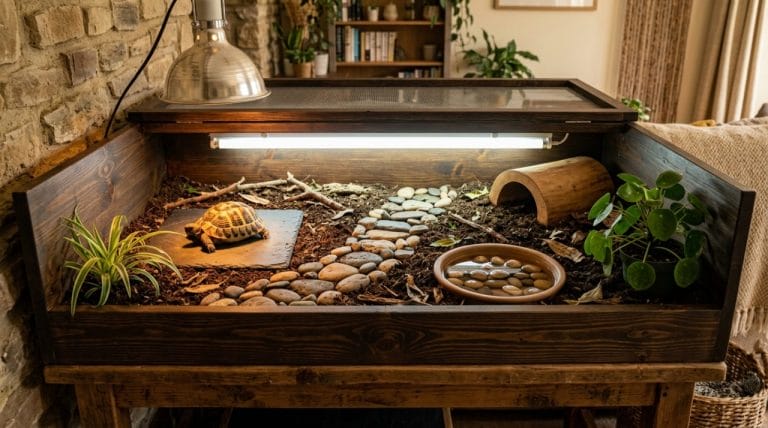 20 Indoor Tortoise Enclosure Ideas: DIY, Small Setups & Species-Specific Builds