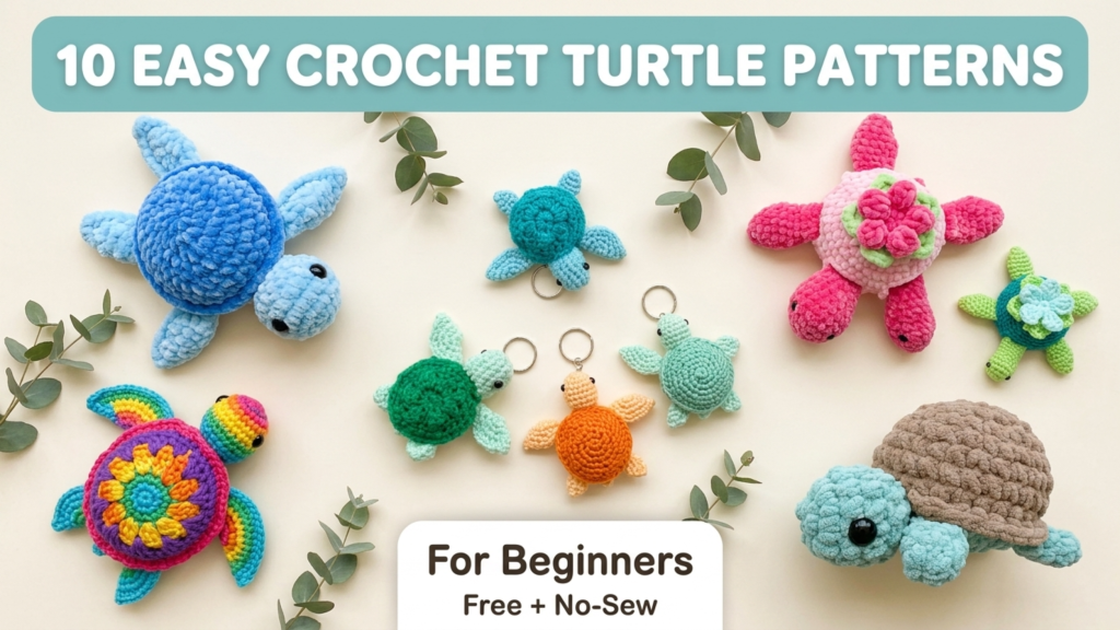 Crochet Turtle Patterns for Beginners: 10 Easy Designs