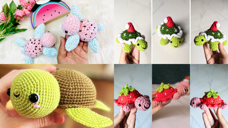 Kawaii Crochet Turtle Patterns: 8 of the Cutest Free Designs