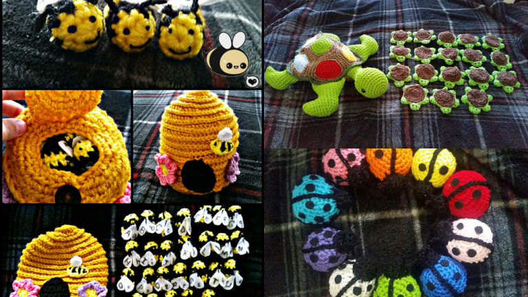 Free Crochet Turtle Memory Game Patterns (Plus 8 More Free Matching Games)